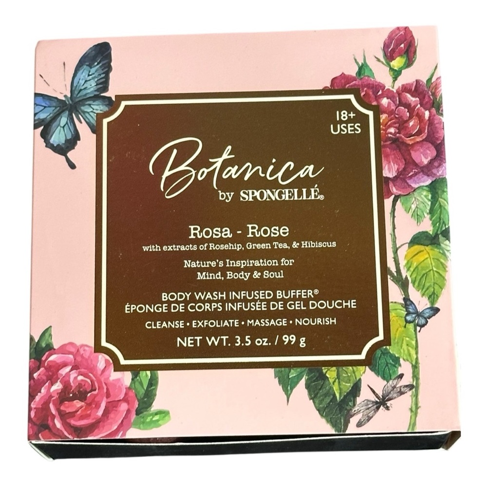 Spongellé Botanica Rosa Rose - Picture 2 of 3